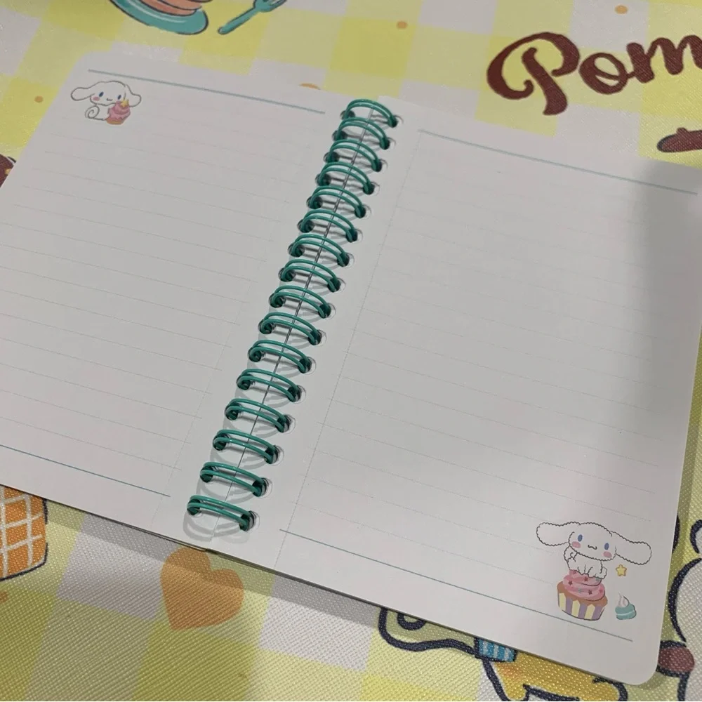Cinnamoroll Blue Sweet Treats Themed Small Spiral Notebook